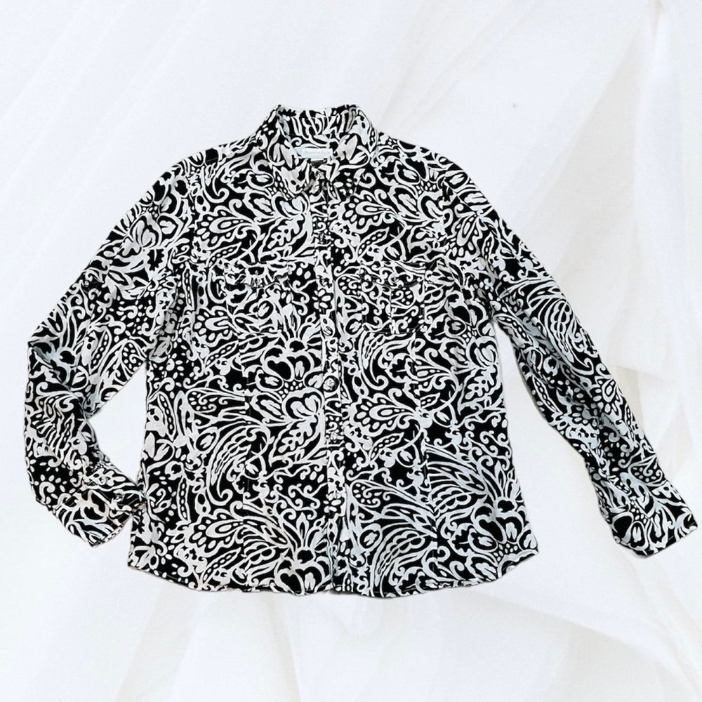 CHARTER CLUB floral top, Size 14